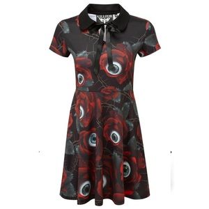 Killstar C U in Paradise Eyeball Rose Dress